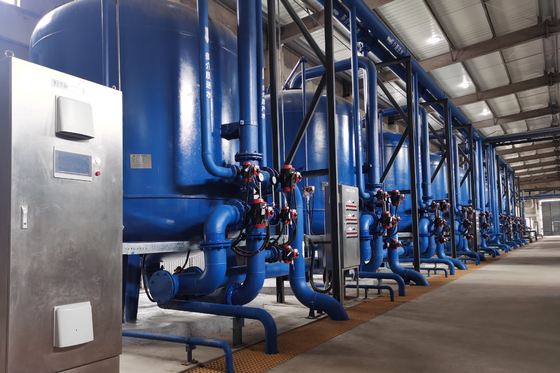 comprar Equipo de filtración de agua industrial de arena de cuarzo para la industria química y alimentaria fabricación en línea