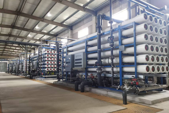 comprar Unidad de ósmosis inversa para purificación de agua de sistema RO de una sola etapa montada en patín fabricación en línea