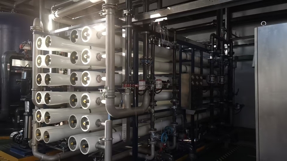 Sistema de ósmosis inversa de una sola etapa Tratamiento de agua industrial para la industria alimentaria