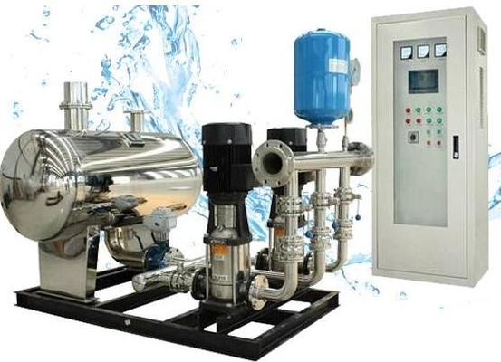 Sistema industrial de suministro de agua de presión constante con ajuste automático de la presión del agua