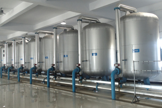 Filtro de arena de cuarzo de acero inoxidable para pretratamiento de agua y eliminación de impurezas