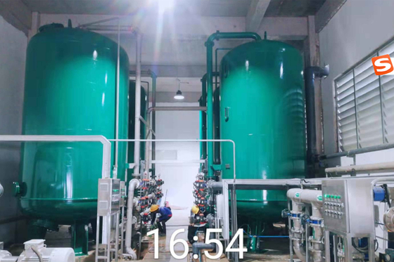 Filtro de agua de carbón activado en el tratamiento del agua con tamaño de partícula de 1-2 mm