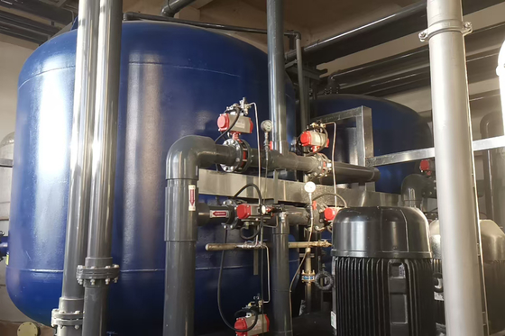 Equipo industrial de filtración de agua de carbono activado con tecnología de adsorción
