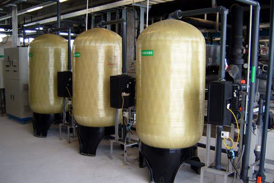 Equipo de ablandador de agua de intercambio iónico de 20 a 30 m/h para la industria electrónica química