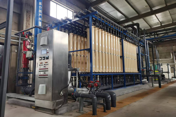 Purificador de agua de ultrafiltración industrial de gran capacidad UF Sistema de filtración integrado
