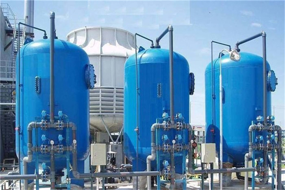 Sistema de filtro de arena de cuarzo industrial Equipo de tratamiento de agua Estructura compacta