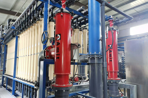 Sistema de membrana de ultrafiltración para la purificación industrial de agua Eliminar bacterias y virus
